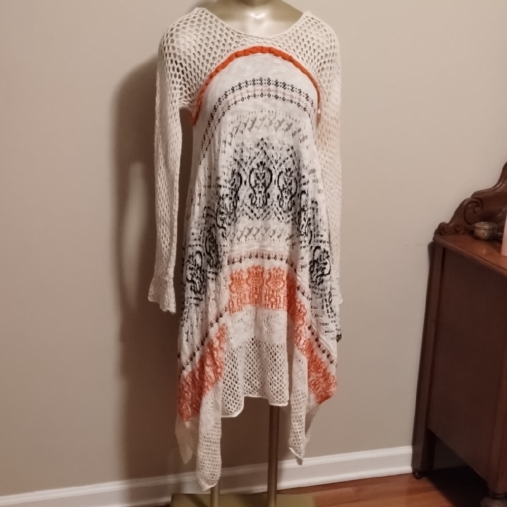 Boho Crochet Knit Dress
